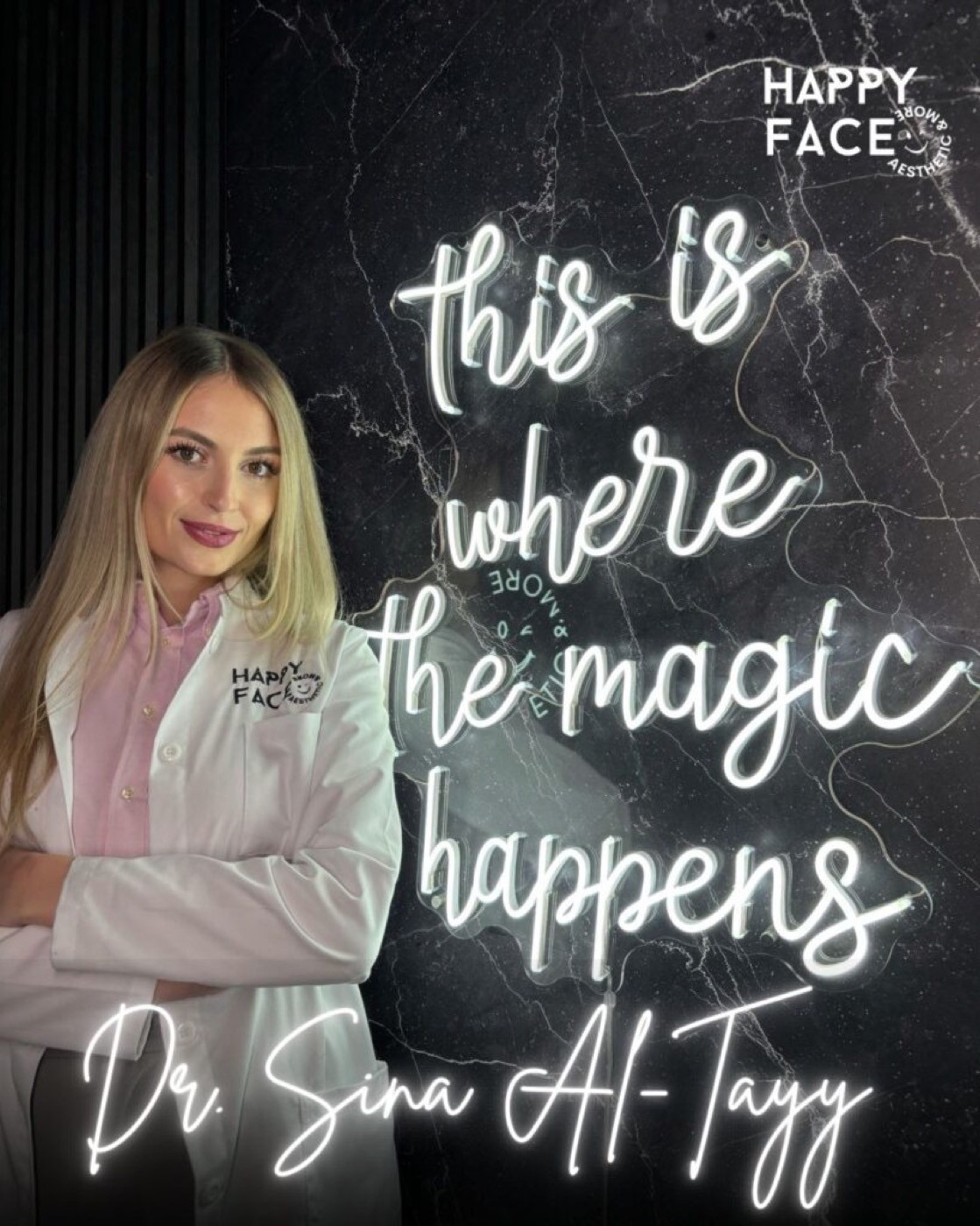 Dr. Sina Al-Tayy, Happy Face Aesthetic